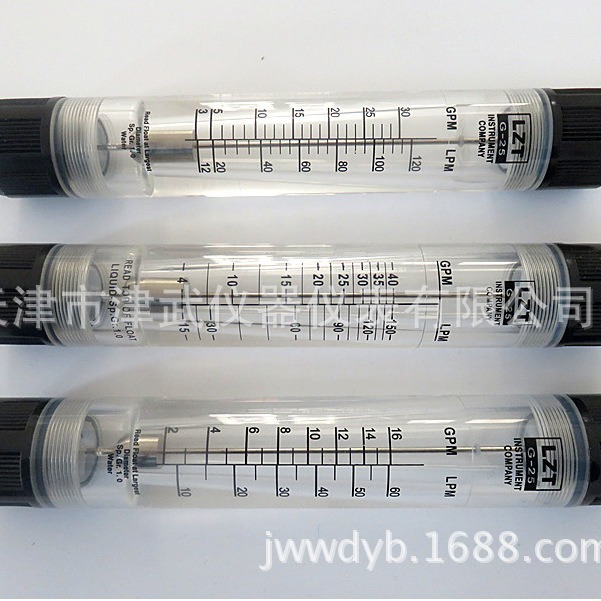 快装不锈钢接头 管道流量计金属转子快插连接玻璃转子流量计