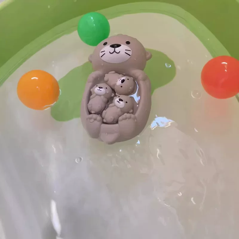 Игрушка для купания малыша, набор для ванны, выдра