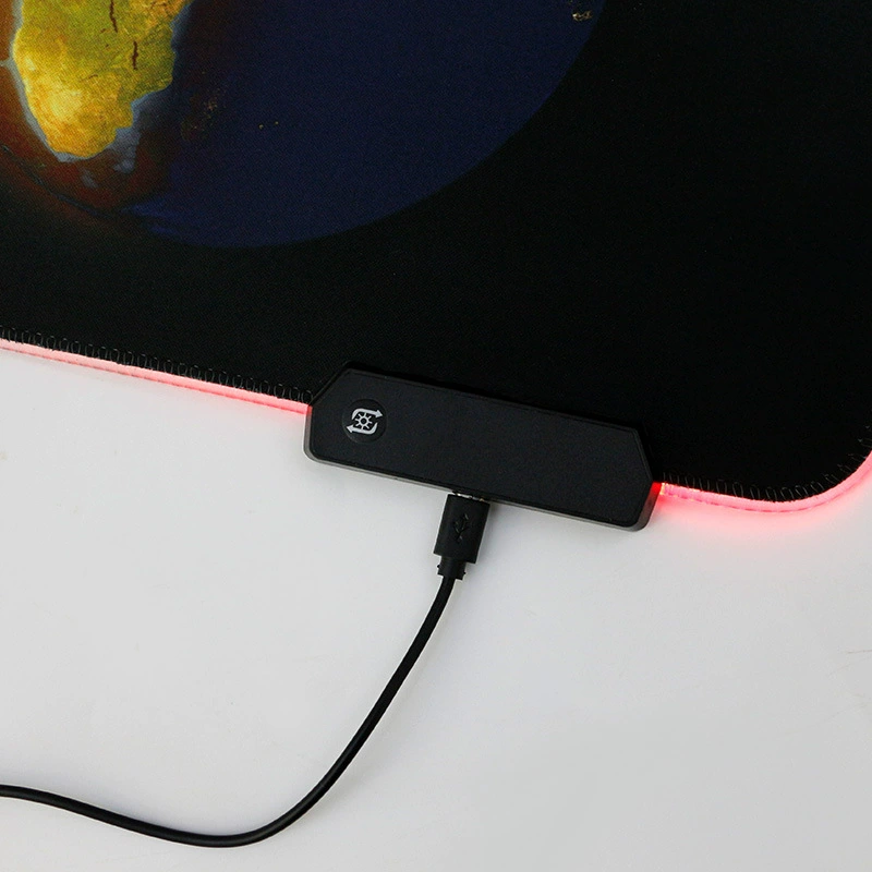 LED-лампа для киберспорта на игровой поверхности большого размера, RGB клавиатура, подушечка для мыши, подложка под мышь, национальный прилив; коврик для мыши с рисунком аниме