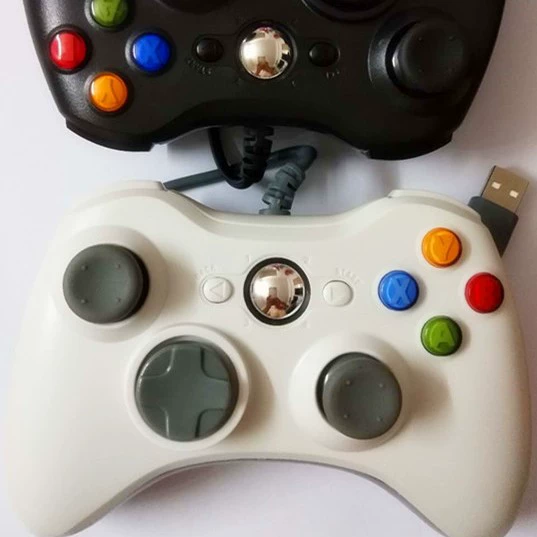 Игровая панель USB (стиль Xbox360) — проводной контроллер для ПК, двойная вибрация, 2 стика, 12 кнопок