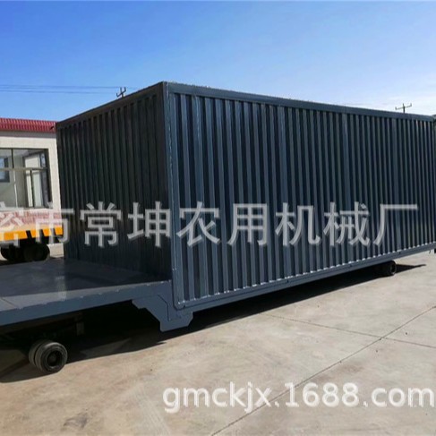 厂家供应   箱式平板拖车   5吨防雨转运车