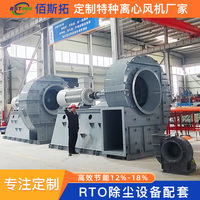 佰斯拓高温离心风机 RTO炉有机废气焚烧烟气排放尾气回收防腐风机