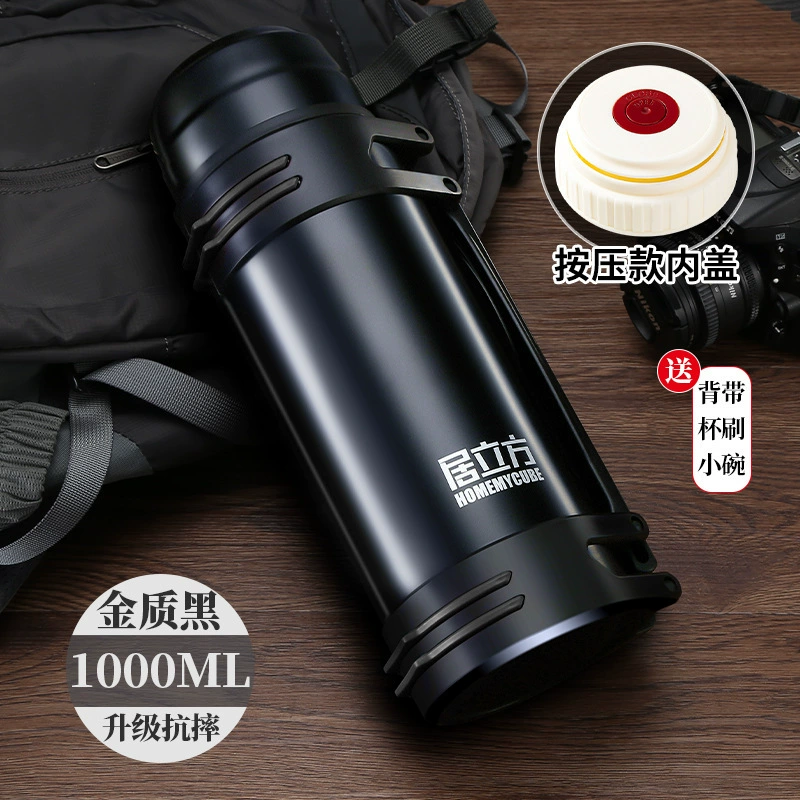 Изоляционные чашки оптом большой емкости термосы наружный портативный автомобиль для путешествий с подогревом 316 нержавеющей стали теплоизоляционные чайники