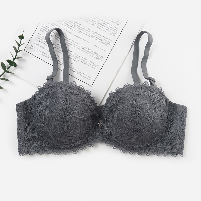 1 / 2 1⁄2 taza ajustable sujetador de encaje femenino ropa interior damas anti-caída reunida sujetador del sudeste asiático