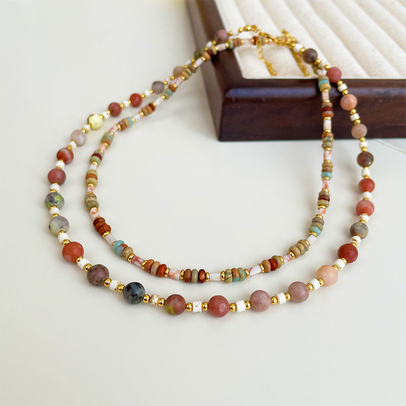 Minimalist Layered Necklace For Women With Delicate Chains_voghion.com