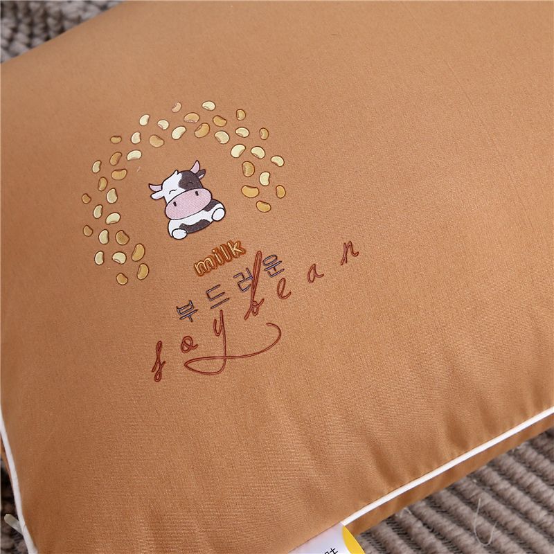 un núcleo de almohada de cabello, un par de almohada de fibra para proteger la columna cervical y dormir, almohada de hotel para estudiantes adultos