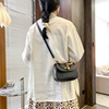 Fashionable retro bamboo shoulder bag, handheld one-shoulder bag, city style