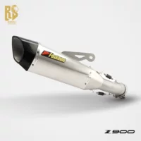 RS оригинал подходит для модифицированной выхлопной трубы мотоцикла Kawasaki Z900 из нержавеющей стали, углеродного волокна TSS, средней части хвоста