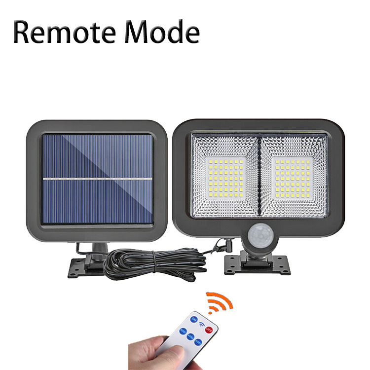 Luz de jardín con energía solar, luz de pared impermeable con sensor de movimiento para exteriores, iluminación para garaje, sensor inteligente, súper brillante.