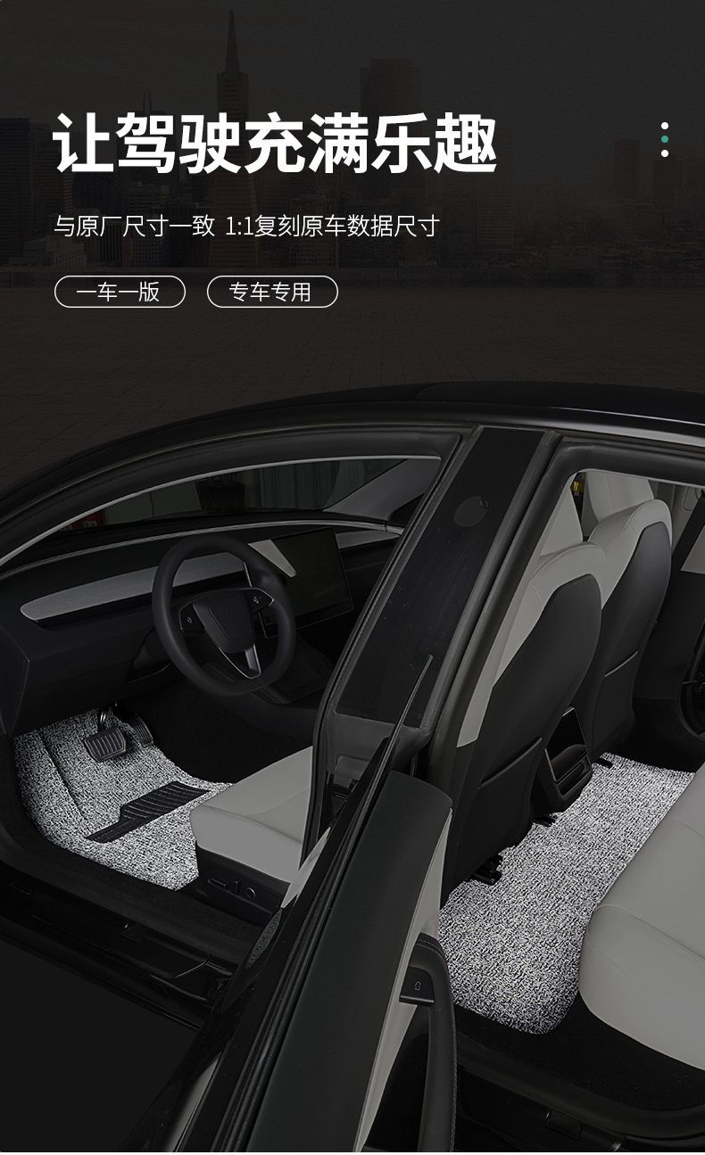 Suitable for Xpeng G3P7+ Mona M03 Car G6 Floor Mats P5 Wire Loop G9 Mat G3I Driver and Passenger Rear Seat Single Mat