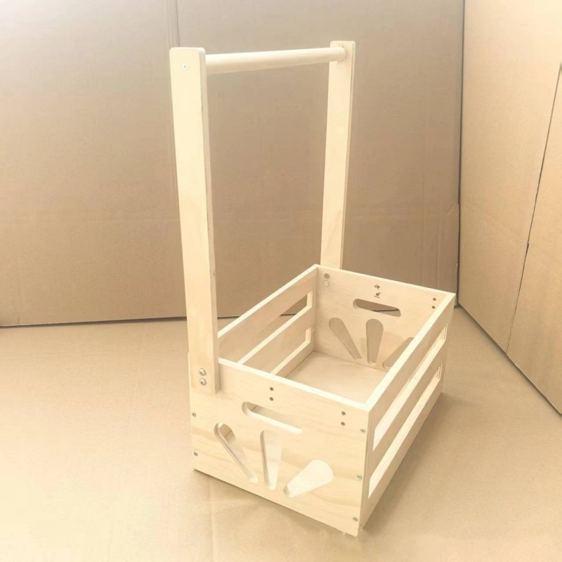 ベビー用品収納ボックス家庭用木製衣類おもちゃ収納バスケット新生児ギフト包装木製収納ボックス|undefined