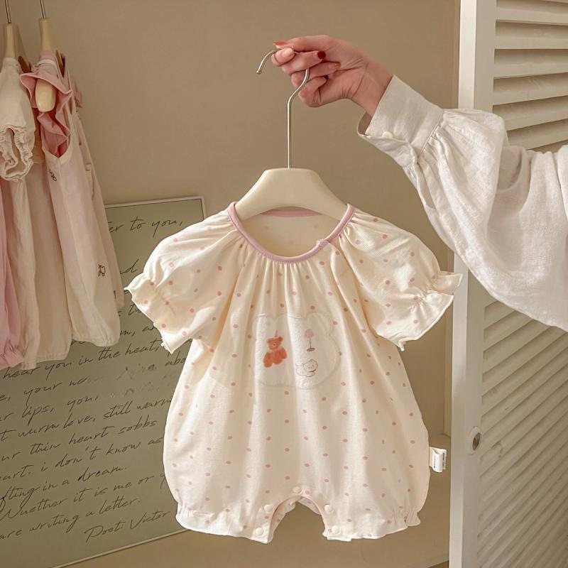 2025夏季婴儿夏装薄款包屁衣儿衣服女宝宝连体衣夏季哈衣|undefined