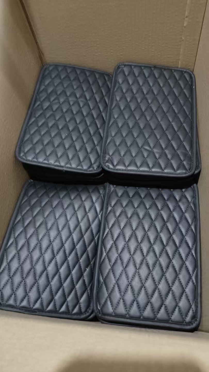 Cross-Border Car Armrest Box Pad, Heightening Pad, Multi-Functional Storage Bag, Central Armrest Box Protection Pad, Mesh Anti-Slip