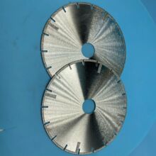 定做电镀开槽金刚石锯片8寸x32孔X2.0大理石陶瓷带齿金刚石切割片