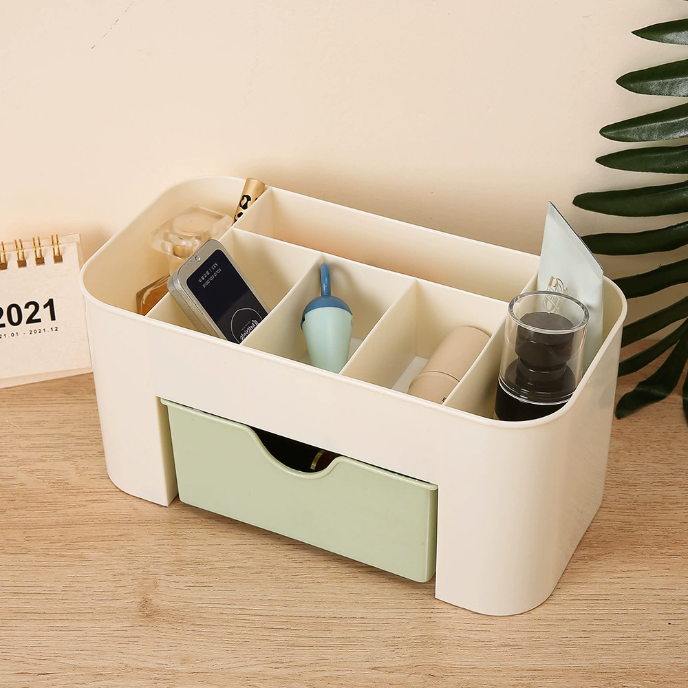 Table ring, earrings, storage box, plastic necklace, dressing table