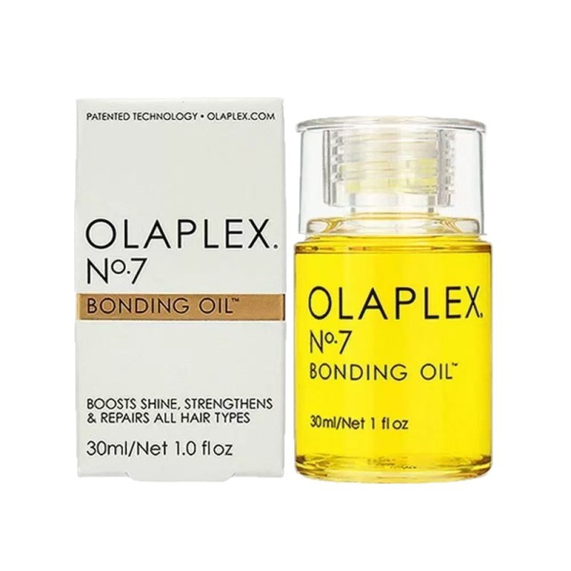 OLAPLEX No. 7 ヘアケア エッセンシャル オイル 30ml は、縮れを改善し、滑らかにし、高温を防ぎ、乾燥した髪を修復します。|undefined
