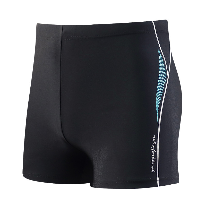 Nuevos pantalones de baño de hombre para adultos anti-avergonzamiento ángulo plano cómodo tamaño grande moda de secado rápido trajes de baño de hombre equipo de natación