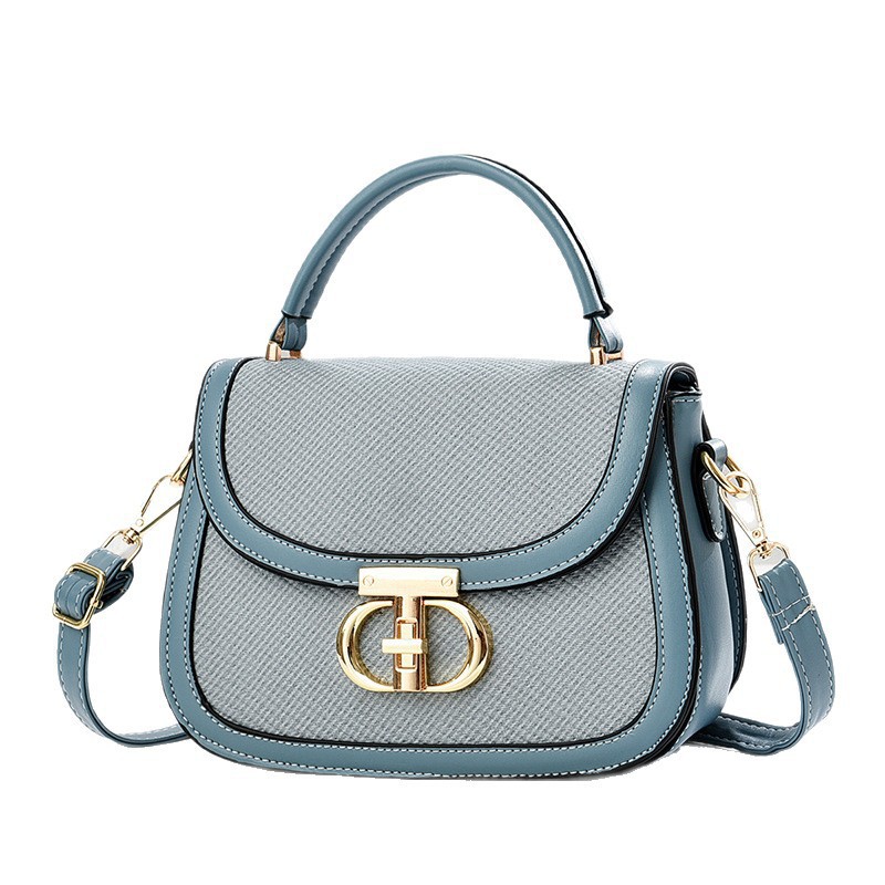 Bolso de moda 2025 nuevo bolso de moda de color contraste bolso de hombro casual bolso de textura bolsas