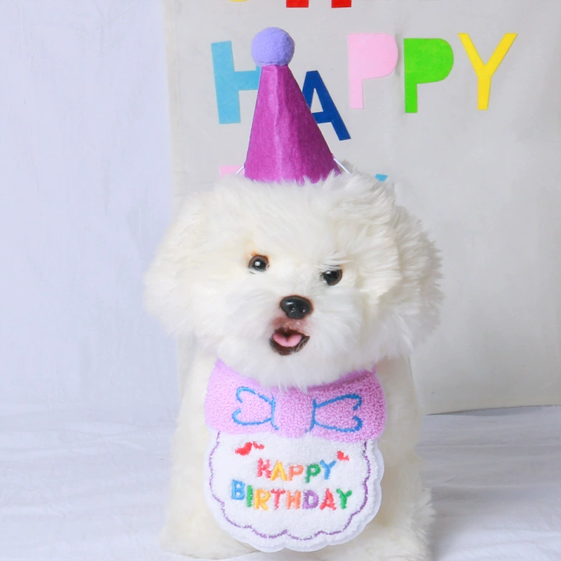 24 трансграничных домашних животных день рождения нагрудник шарф кошачий украшения