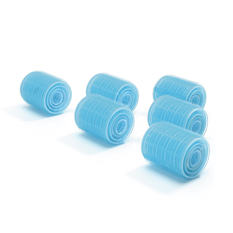 空氣劉海卷發筒卷發夾懶人卷發器定型自粘塑料夾固定發卷筒空心卷