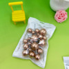 Mixed golden silver retro styrofoam ball, decorations, jewelry, 20 pieces
