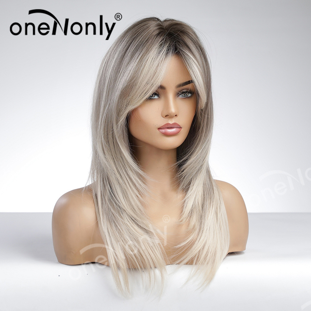 哑光高温丝假发