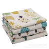 Linen pineapple printing Cotton and hemp Cactus Calico canvas printing pineapple Storage bag Ingredients Table cloth