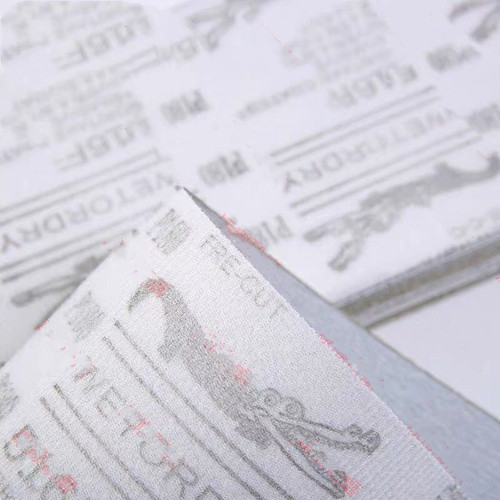 Crocodile brand inner corner white sand self-adhesive long rectangular sandpaper sand rack polishing self-adhesive flocking sandpaper