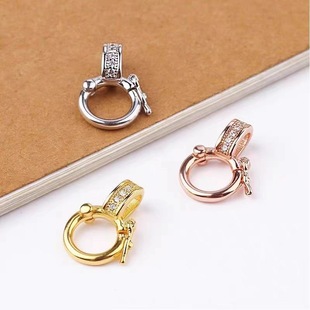 �߱�ɫ�18k���f�ܿ��ʯ�����朵����f�ܿ��^���ҿ��ƿ�DIY