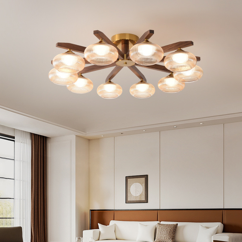 Sala de estar, sala de estudio, lámpara retro silenciosa, lámpara de dormitorio, lámpara de viento, lámpara de aire americana, lámpara candelabro, estilo antiguo, restaurante japonés medieval