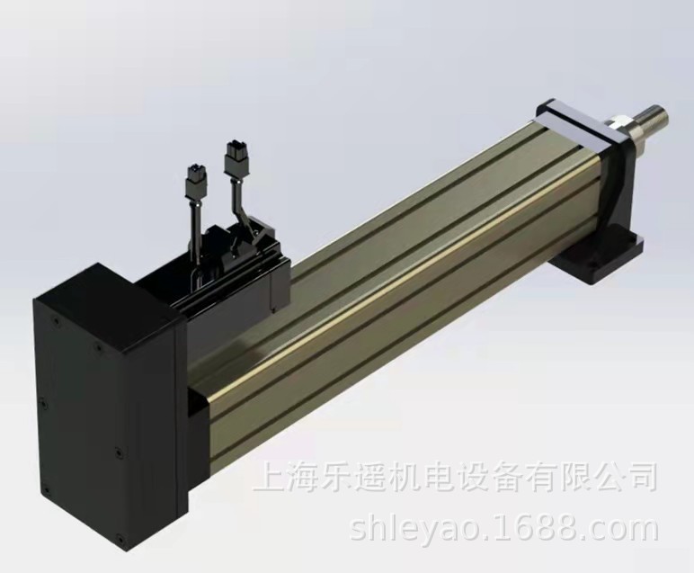 效率高、响应速度快、惯量低、噪音低，机械结构紧凑电动缸，电缸