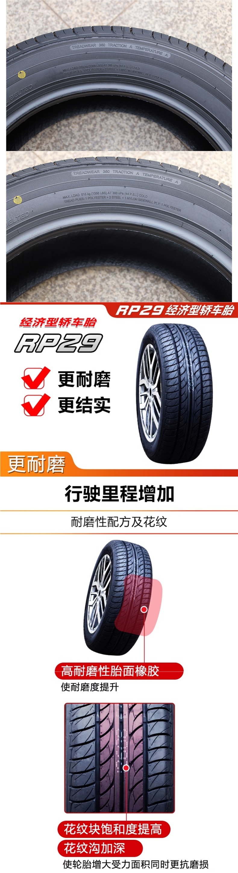 Tires 175 185 195 205 215 225 50/55/60/65/70R14R15R16R17 for sedans