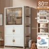 Гигантский, ширина 80 см, 1 вешалочная + 2 полки