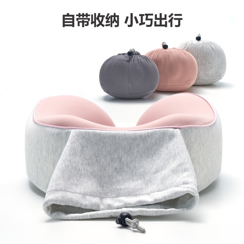 Cross-border best-selling memory foam U-shaped pillow space memory foam pillow nap pillow portable travel U-shaped pillow neck pillow