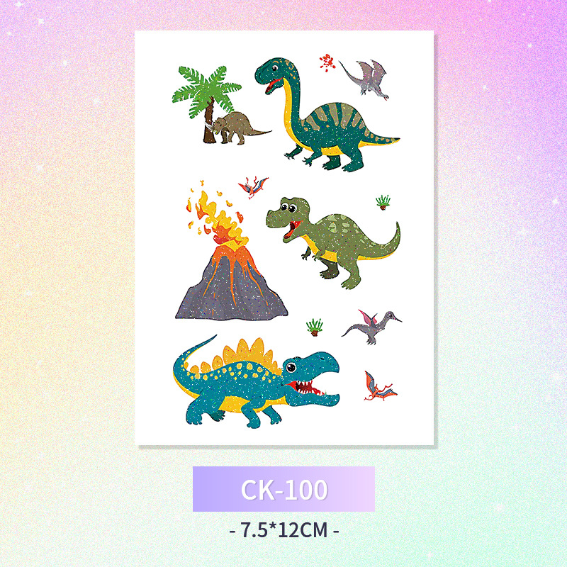 Glitter mariposa cara pegatinas tatuaje pegatinas hadas lavable impermeable de larga duración lindo unicornio ciervo Luna Estrella Planeta