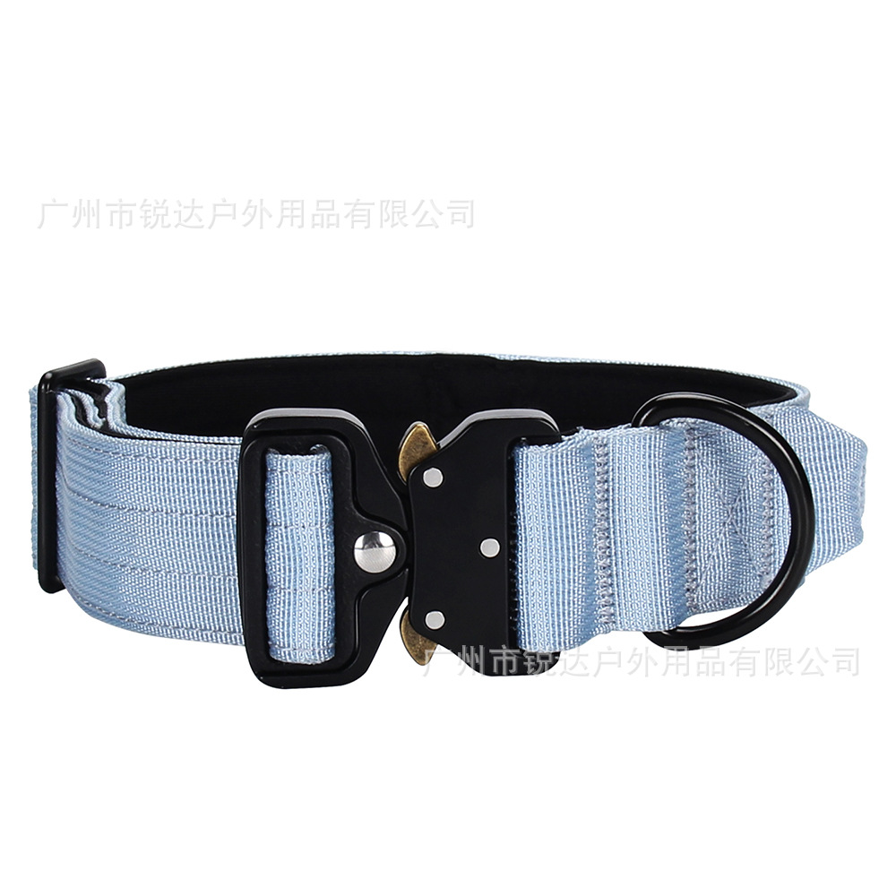 C5 nuevo collar de perros a prueba de explosiones collar de mango para perros grandes y medianos resistentes a la tensión contra el desprendimiento de cobra anillo de perros