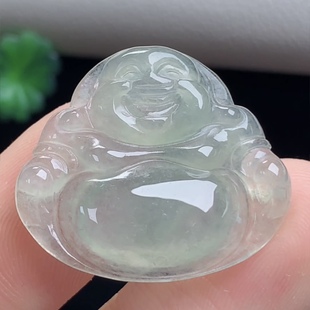 Burmese jade pendant A goods ice glutinous jade Buddha Buddha jade jade pendant