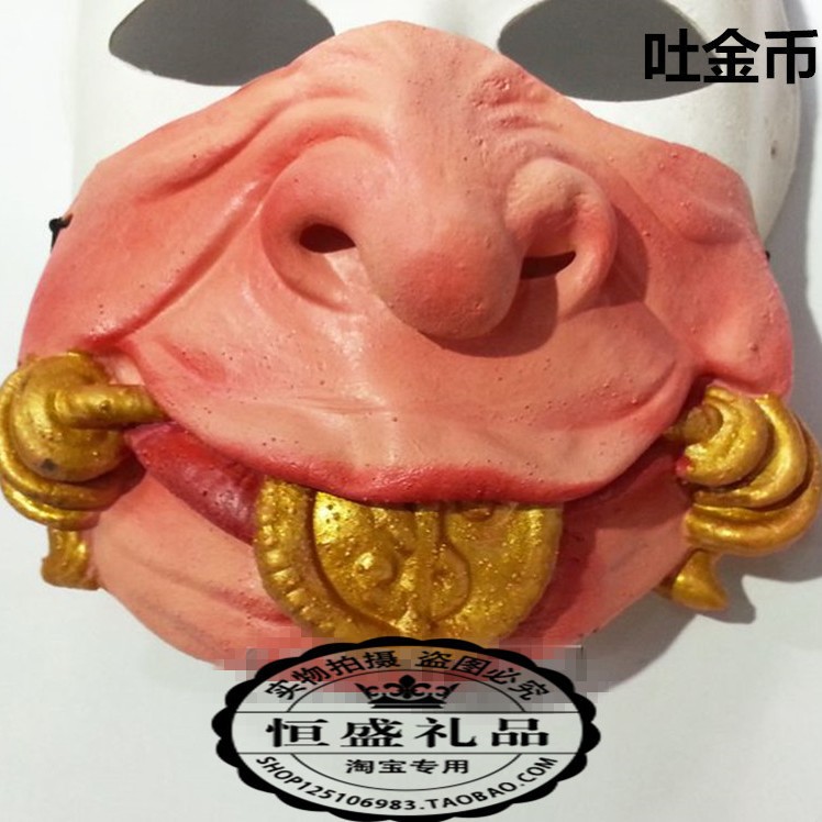 ハロウィーンラテックス半顔マスク