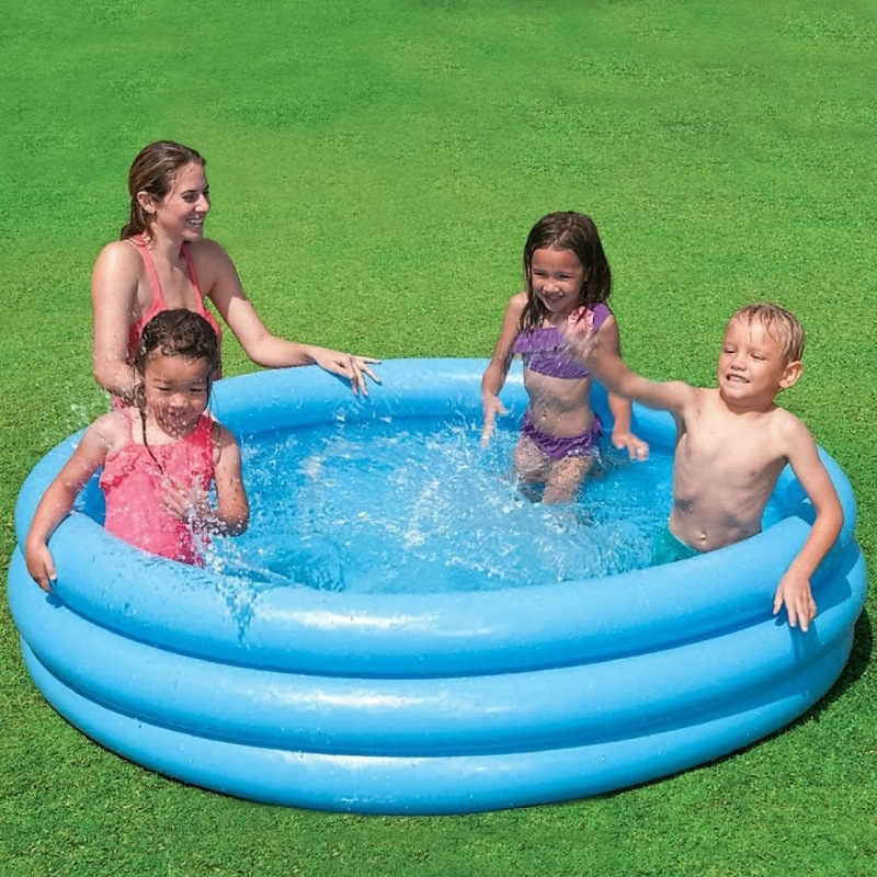 Baby multi-functional three-ring swimming pool family pool children's swimming pool play inflatable bath pool ocean ball pool