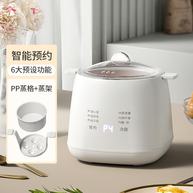 跨境 多功能双层煮蛋神器溏心蛋温泉蛋早餐机家用小型自动蒸蛋器|undefined