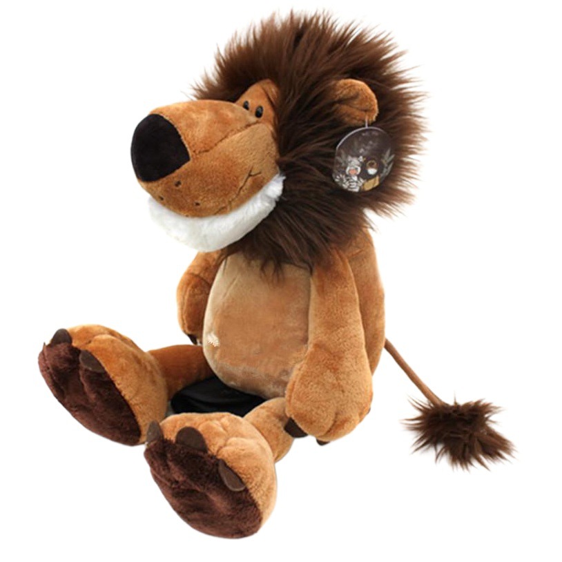 Lindo Animal de la selva de peluche de juguete León elefante ciervo mono Tigre muñeca niños muñeca transfronteriza al por mayor