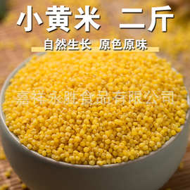 【当季新粮】黄小米2斤新小黄米农家自产食用好吃米脂五谷杂粮食