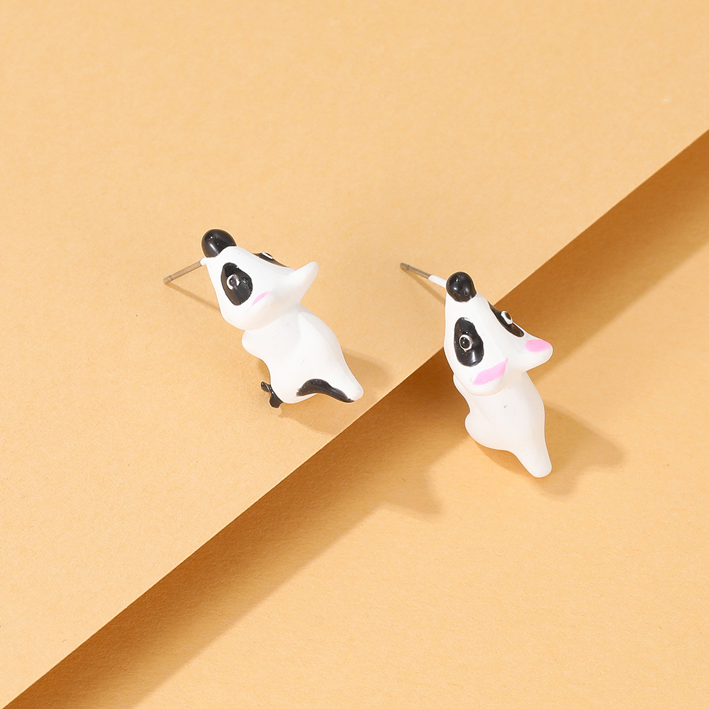 Cute Cartoon Animal Corgi Shark Stud Earrings Wholesale Nihaojewelry display picture 12