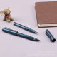In stock wholesale business student calligraphy pen office gift Iridium gold pen frosted ink bag