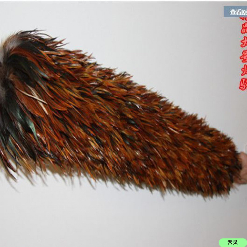 Wholesale Self-Produced and Self-Sold Handmade Genuine Chicken Feather Duster for Dust Removal, Household Use, Non-Shedding, Car Use, Feather Duster