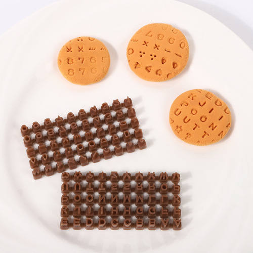 New Mini Alphabets Numbers Symbols Cookie Stamp Mold Stamp Set for Stamps Postage Stamps Cake Decoration Baking Tools