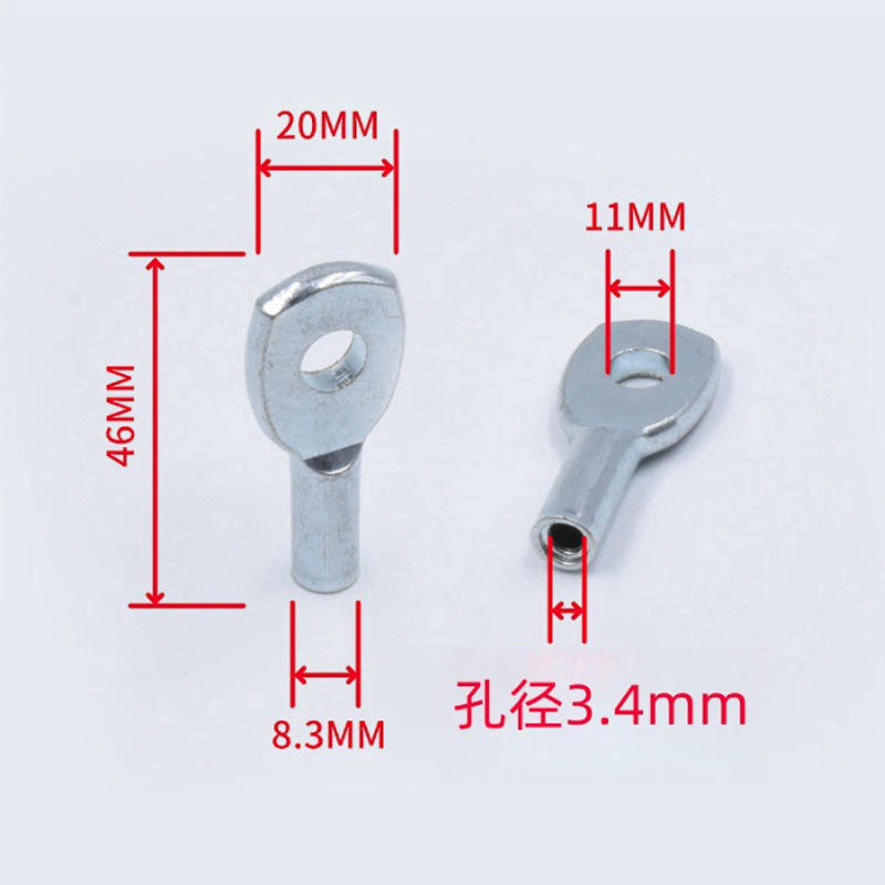 5MM 강철 와이어 로프가 있는 플랫 터미널