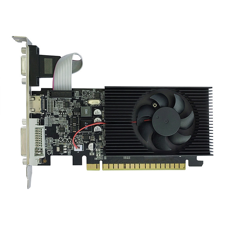 GT730 4gb SDDR3 discrete graphics card desktop computer GPU bright machine card knife card half height small chassis card GT730 4gb SDDR3 discrete graphics card desktop computer GPU bright machine card knife card half height small chassis card