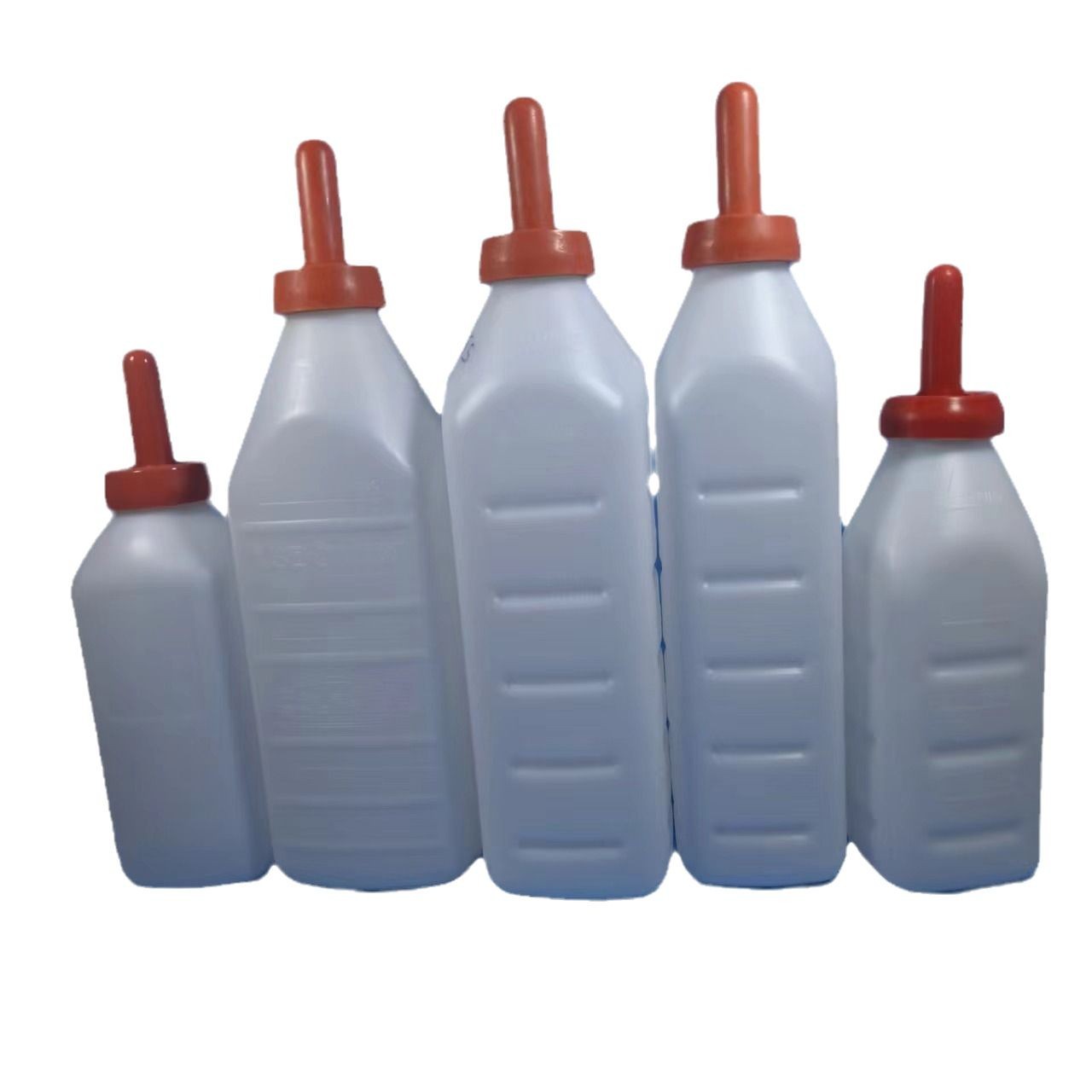 3.5 Botella de leche de ternero 6PINTS para uso veterinario, tetas para ganado, botella de leche de ternero gruesa