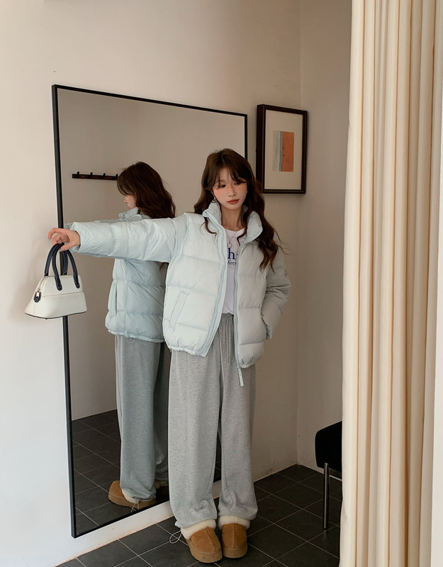 男女同款情侣外套羽绒服短款女小个子90白鸭绒加厚2025新韩版冬装|undefined